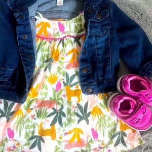 🌻Safari Summer Dress (Infant 12 months)